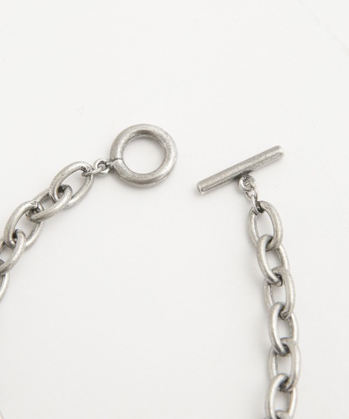 NANO universe（ナノユニバース）の「LB.04/日本製Tバーチェーンブレスレット（ブレスレット・メンズ・シルバー・FREE）」の2枚目の写真