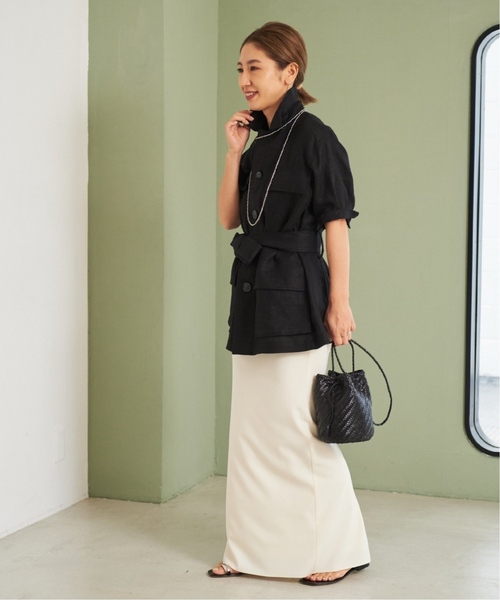 新品タグ付き　Plage R’IAM タックドスカート　38 セール】《追加》【R'IAM】Iライン スカート3（スカート