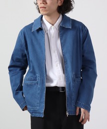 FUNALIVE（ファンアライブ）の「ピケ＆6ozデニム　Wジップ　ブルゾン（ブルゾン）」