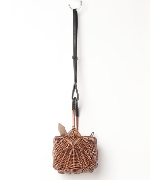 fredy emue(フレディエミュ)の「ワンハンドルレオパードカバーカゴバッグ(かごバッグ・レディース・ブラウン・FREE)」の8枚目の写真