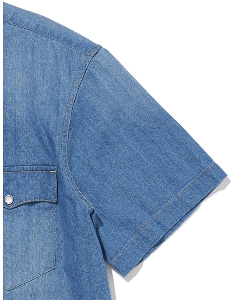 Levi's（リーバイス）の「リーバイス/Levi's リラックスフィット ウエスタンシャツ ストーンウォッシュ TOMBSTONE STONEWASH（シャツ/ブラウス・メンズ・ライトインディゴブルー・S/M/L/XL）」の5枚目の写真