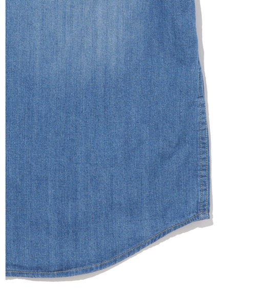 Levi's（リーバイス）の「リーバイス/Levi's リラックスフィット ウエスタンシャツ ストーンウォッシュ TOMBSTONE STONEWASH（シャツ/ブラウス・メンズ・ライトインディゴブルー・S/M/L/XL）」の4枚目の写真