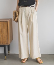 LEPSIM | リネン混タックワイドパンツ　904143(その他パンツ)