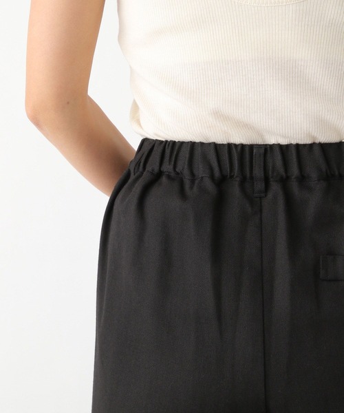 LEPSIM（レプシィム）の「リネン混タックワイドパンツ　904143（その他パンツ・レディース・ブラック/アイボリー・MEDIUM/LARGE）」の8枚目の写真