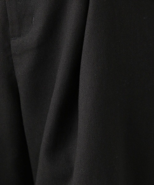 LEPSIM（レプシィム）の「リネン混タックワイドパンツ　904143（その他パンツ・レディース・ブラック/アイボリー・MEDIUM/LARGE）」の6枚目の写真