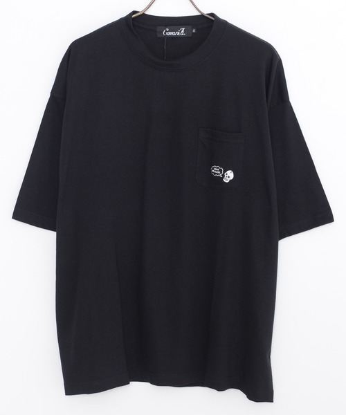 SILVER BULLET(シルバーバレット)の「『CavariA/キャバリア』CILLSKULプリント刺繍TEE(Tシャツ/カットソー・メンズ・サックスブルー/ブラック/ホワイト・L/M)」の11枚目の写真