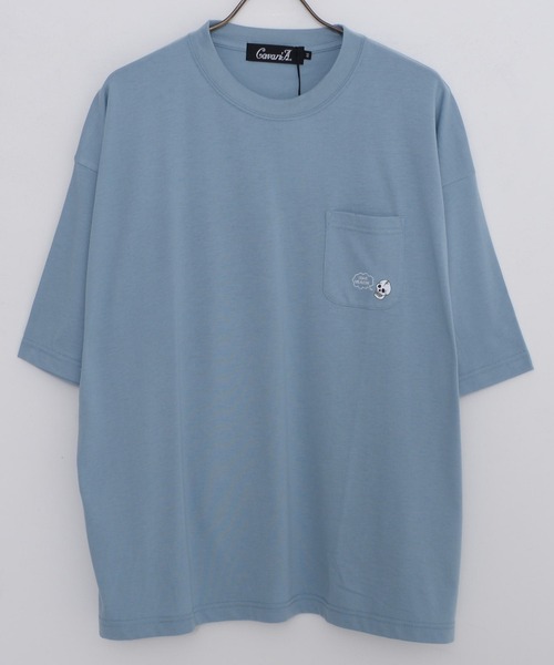 SILVER BULLET(シルバーバレット)の「『CavariA/キャバリア』CILLSKULプリント刺繍TEE(Tシャツ/カットソー・メンズ・サックスブルー/ブラック/ホワイト・L/M)」の13枚目の写真