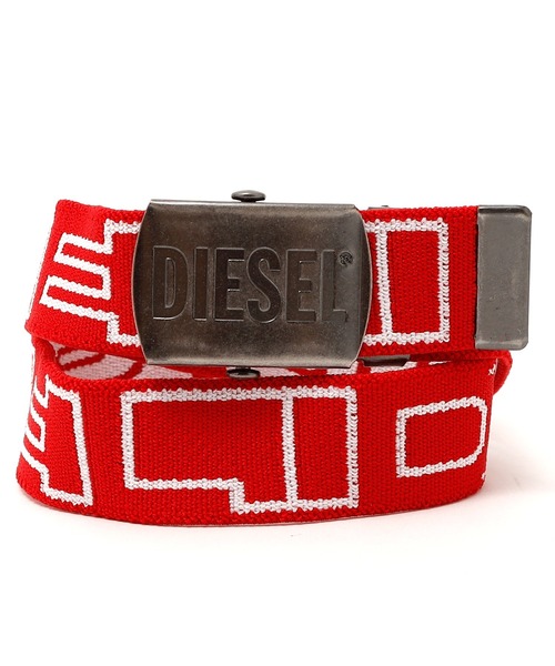 DIESEL KIDS（ディーゼルキッズ）の「DIESEL（ディーゼル）Kids & Junior ブランドロゴベルト（ベルト・キッズ・ブルー/ブラック/レッド・Ⅰ/Ⅱ）」の3枚目の写真