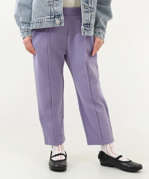 devirock(デビロック)の「防汚 ナローテーパード ピンタックパンツ(その他パンツ・キッズ・ベージュ系1/パープル系5/ブラック・110cm/150cm/140cm/130cm/120cm/100cm/160cm)」の3枚目の写真