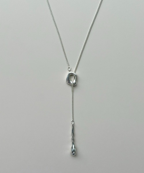 russet（ラシット）の「《gem_by russet》ドロップロングチェーンネックレス(AF-253)（ネックレス・レディース・シルバー/ゴールド・FREE）」の9枚目の写真