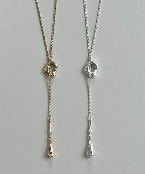 russet（ラシット）の「《gem_by russet》ドロップロングチェーンネックレス(AF-253)（ネックレス・レディース・シルバー/ゴールド・FREE）」の7枚目の写真