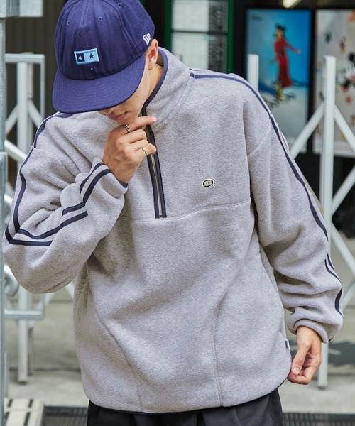 DISCUS ATHLETIC/ディスカス アスレチック ハーフジップ ロゴ