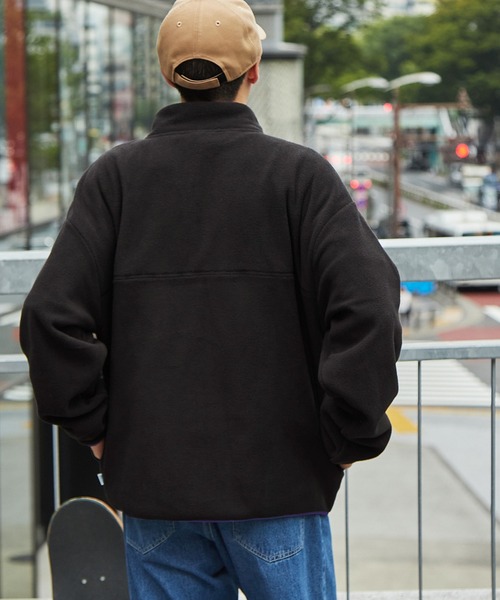 DISCUS ATHLETIC/ディスカス アスレチック ハーフジップ ロゴワッペン