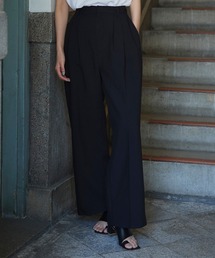 hellam | ワイドタックパンツ(スラックス)