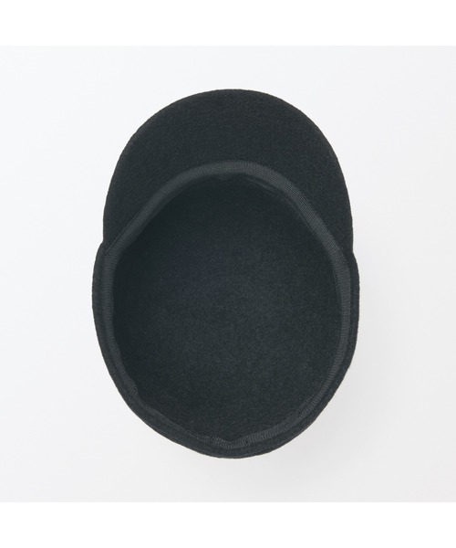無印良品（ムジルシリョウヒン）の「ウールメルトン　キャップ（キャップ・レディース・ブラック/グレー/ダークブラウン系・57.5-59cm）」の20枚目の写真