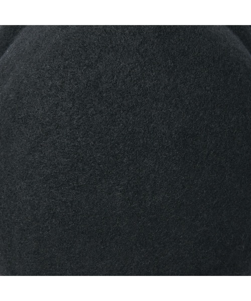 無印良品（ムジルシリョウヒン）の「ウールメルトン　キャップ（キャップ・レディース・ブラック/グレー/ダークブラウン系・57.5-59cm）」の5枚目の写真