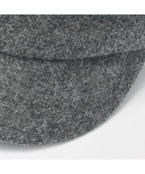 無印良品（ムジルシリョウヒン）の「ウールメルトン　キャップ（キャップ・レディース・ブラック/グレー/ダークブラウン系・57.5-59cm）」の8枚目の写真