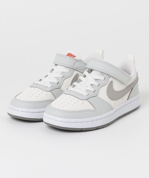 NIKE（ナイキ）の「ﾅｲｷ ｺｰﾄ ﾎﾞﾛｰ LOW ﾘｸﾗﾌﾄ PS（スニーカー・キッズ・ホワイト/レッド系その他/ブラック/ホワイト系その他/ピンク系その他/ホワイト×ブラック/ブルー系その他/グレー系その他/ブラック×ホワイト/ホワイト×グリーン/ピンク系その他2・18.0cm/22.0cm/19.0cm/20.0cm/21.0cm/17.0cm）」の7枚目の写真