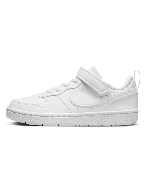 NIKE（ナイキ）の「ﾅｲｷ ｺｰﾄ ﾎﾞﾛｰ LOW ﾘｸﾗﾌﾄ PS（スニーカー・キッズ・ホワイト/レッド系その他/ブラック/ホワイト系その他/ピンク系その他/ホワイト×ブラック/ブルー系その他/グレー系その他/ブラック×ホワイト/ホワイト×グリーン/ピンク系その他2・18.0cm/22.0cm/19.0cm/20.0cm/21.0cm/17.0cm）」の12枚目の写真