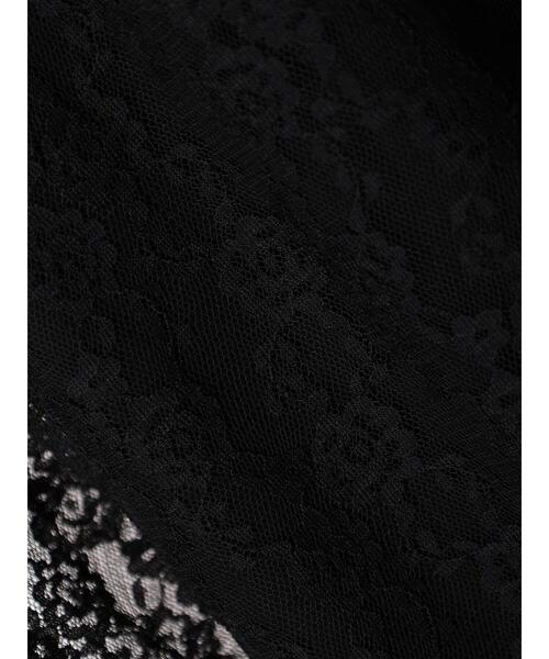 earth music&ecology（アースミュージックアンドエコロジー）の「レースドッキングプルオーバー（Tシャツ/カットソー・レディース・ブラック/アイボリー/ブルー/サーモンピンク・M/S）」の9枚目の写真