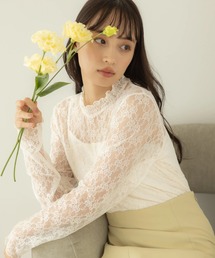 earth music&ecology | レースドッキングプルオーバー(Tシャツ/カットソー)