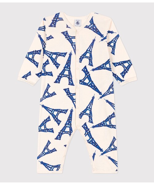 プリント足なしロンパース（ロンパース）｜PETIT BATEAU（プチバトー）
