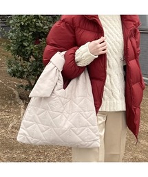 【超軽量！】キルティングトライアングルトートバッグ