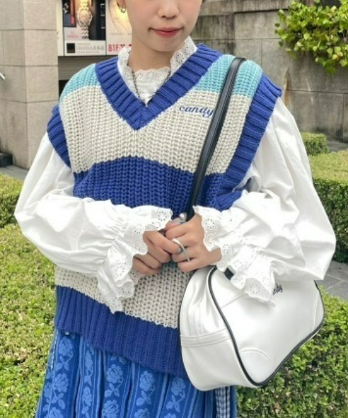 Candy Stripper（キャンディストリッパー）の「MULTI BORDER KNIT