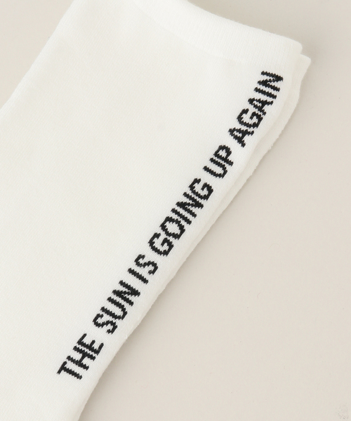 FRAMeWORK(フレームワーク)の「【VIBSOX*FRAMeWORK】THE SUN サイドロゴ(ソックス/靴下・レディース・ホワイト・FREE)」の3枚目の写真