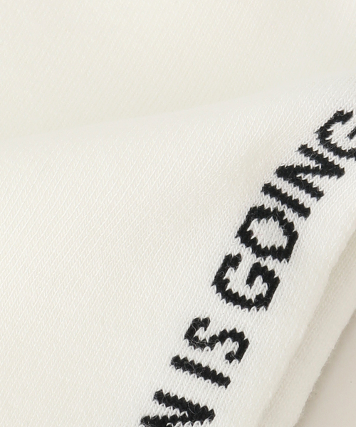 FRAMeWORK(フレームワーク)の「【VIBSOX*FRAMeWORK】THE SUN サイドロゴ(ソックス/靴下・レディース・ホワイト・FREE)」の5枚目の写真