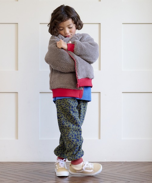 HOGAN RANCH WEAR（ホーガンランチウエア）の「ソウガラリバーシブルZIPブルゾン（80～150cm）（ブルゾン・キッズ・マルチ/カーキ/グリーン・140/150/130/80/120/90/110/100）」の4枚目の写真