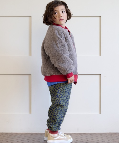 HOGAN RANCH WEAR（ホーガンランチウエア）の「ソウガラリバーシブルZIPブルゾン（80～150cm）（ブルゾン・キッズ・マルチ/カーキ/グリーン・140/150/130/80/120/90/110/100）」の5枚目の写真