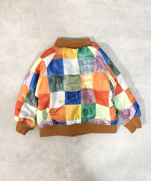 HOGAN RANCH WEAR（ホーガンランチウエア）の「ソウガラリバーシブルZIPブルゾン（80～150cm）（ブルゾン・キッズ・マルチ/カーキ/グリーン・140/150/130/80/120/90/110/100）」の16枚目の写真