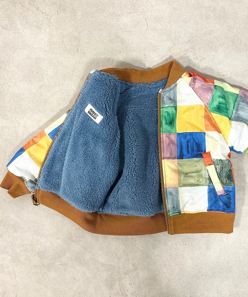 HOGAN RANCH WEAR（ホーガンランチウエア）の「ソウガラリバーシブルZIPブルゾン（80～150cm）（ブルゾン・キッズ・マルチ/カーキ/グリーン・140/150/130/80/120/90/110/100）」の18枚目の写真