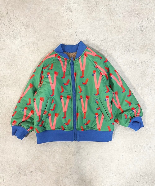 HOGAN RANCH WEAR（ホーガンランチウエア）の「ソウガラリバーシブルZIPブルゾン（80～150cm）（ブルゾン・キッズ・マルチ/カーキ/グリーン・140/150/130/80/120/90/110/100）」の12枚目の写真