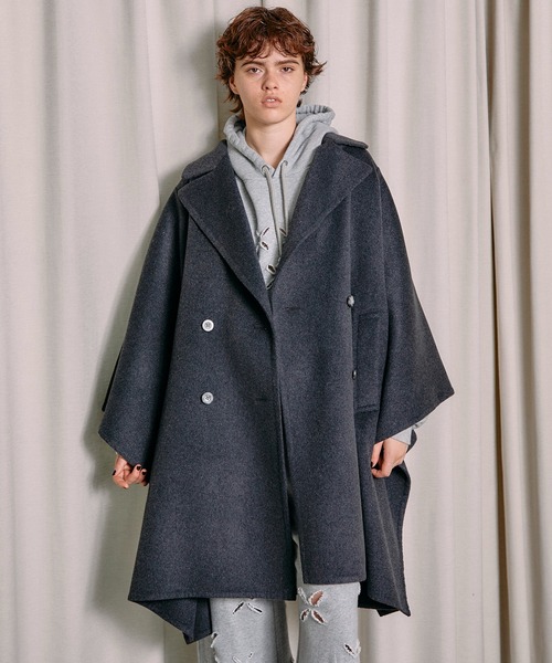 CLANE SHAWL HOOD BALLOON COAT ポンチョ A PERSONAL WARDROBE｜L