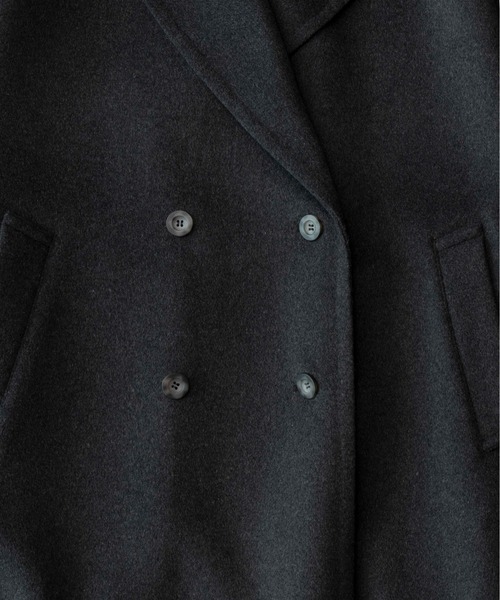 MAISON SPECIAL（メゾンスペシャル）の「Reversibule Sewing Poncho/リバーポンチョ【MAISON SPECIAL/メゾンスペシャル】（ポンチョ・レディース・ブラック/グレー/アイボリー・FREE）」の14枚目の写真