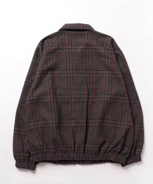 THISIS(ディスイズ)の「ビッグシルエット チェック スウィングトップ レディース(ブルゾン・レディース・グレー/ベージュ・X-LARGE/LARGE/MEDIUM)」の3枚目の写真