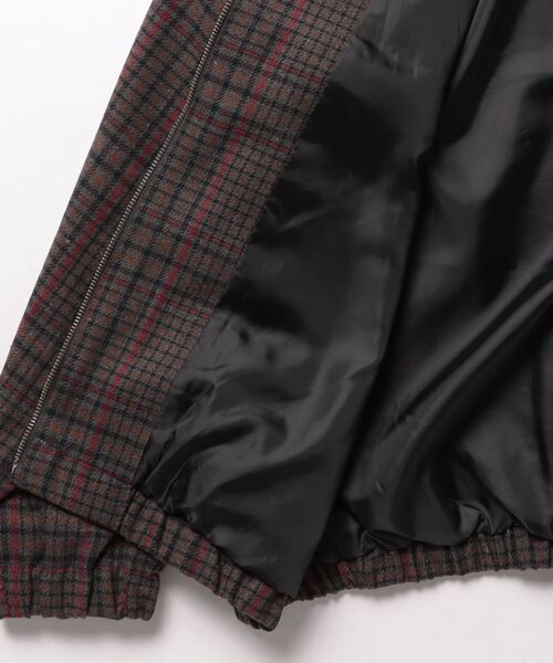 セール】ビッグシルエット チェック スウィングトップ レディース