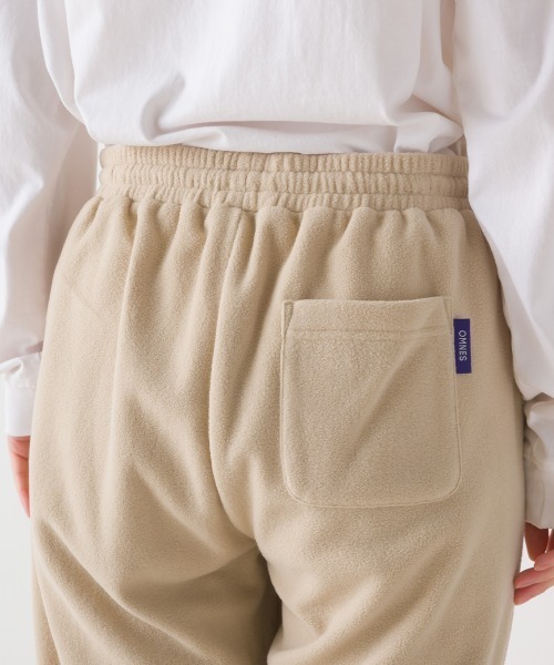 OMNES（オムネス）の「ふわ軽静電気防止マイクロフリースジョガーパンツ（その他パンツ・レディース・チャコールグレー/ベージュ/キャメル/ブラック・MEDIUM/LARGE）」の7枚目の写真