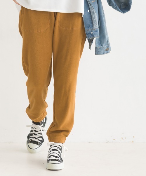 OMNES（オムネス）の「ふわ軽静電気防止マイクロフリースジョガーパンツ（その他パンツ・レディース・チャコールグレー/ベージュ/キャメル/ブラック・MEDIUM/LARGE）」の11枚目の写真