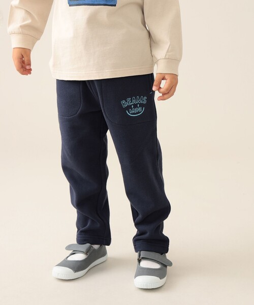 BEAMS mini（ビームスミニ）の「BEAMS mini / スマイル スウェットパンツ 24（90～150cm）（スウェットパンツ・キッズ・ネイビー/ライトグレー・150/110/100/120/130/140/90）」の7枚目の写真