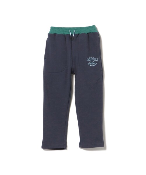 BEAMS mini（ビームスミニ）の「BEAMS mini / スマイル スウェットパンツ 24（90～150cm）（スウェットパンツ・キッズ・ネイビー/ライトグレー・150/110/100/120/130/140/90）」の4枚目の写真