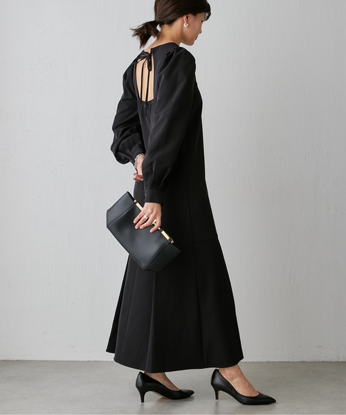 GALLARDAGALANTE（ガリャルダガランテ）の「バックオープンワンピース【ZOZOTOWN限定商品】（ワンピース・レディース・ブラック/ネイビー・M/S/XS）」の9枚目の写真