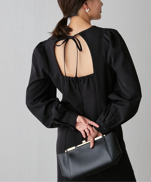 GALLARDAGALANTE（ガリャルダガランテ）の「バックオープンワンピース【ZOZOTOWN限定商品】（ワンピース・レディース・ブラック/ネイビー・M/S/XS）」の12枚目の写真