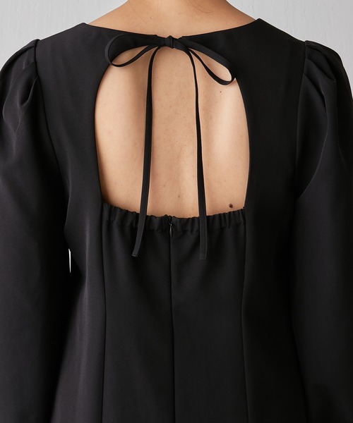 GALLARDAGALANTE（ガリャルダガランテ）の「バックオープンワンピース【ZOZOTOWN限定商品】（ワンピース・レディース・ブラック/ネイビー・M/S/XS）」の3枚目の写真