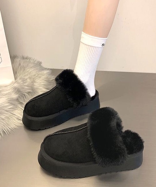 セール】厚底ムートンスリッポン（スリッポン）｜SHEENA（シーナ
