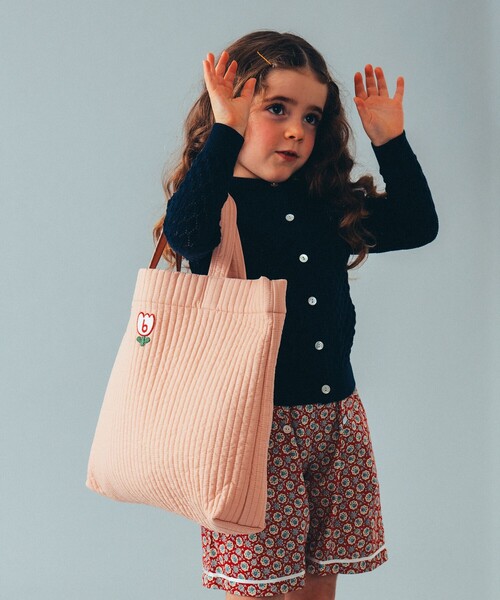 こども ビームス（コドモビームス）の「レッスンバッグ（トートバッグ・キッズ・ピンク/ネイビー/インディゴブルー・ONE SIZE）」の5枚目の写真