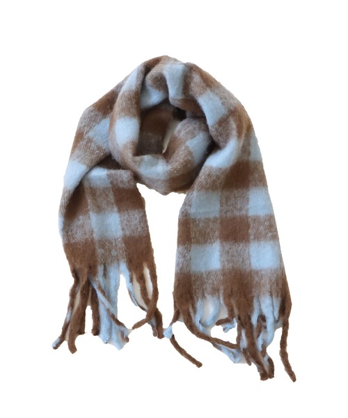 antiqua(アンティカ)の「チェック柄マフラー(マフラー・レディース・ブラック/ブラウン系その他・FREE)」の16枚目の写真