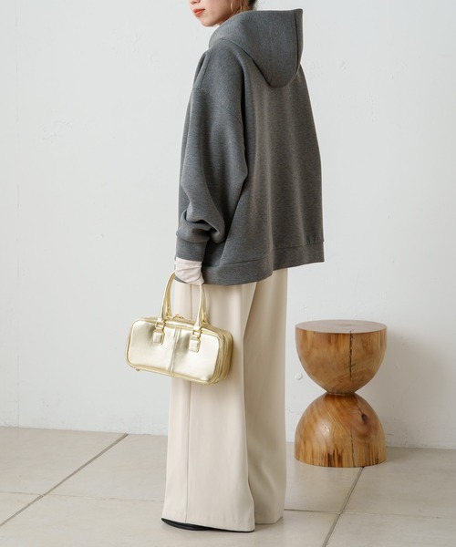 Omekashi（オメカシ）の「ミニボストン（トートバッグ・レディース・ブラック/ゴールド・FREE）」の4枚目の写真